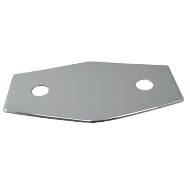 Westbrass TwoHole Remodel Plate Polished Chrome D50426 13 in