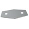 Westbrass TwoHole Remodel Plate Polished Chrome D50426 13 in