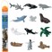 Safari Ltd Baby Sea Life TOOB  Figurines Harp Seal Beluga Penguin Dolphin Orca Shark Manatee Turtle Walrus Sea Lion Otter  Educational Toy Figures For Boys Girls  Kids Ages 3