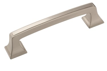 Amerock  Cabinet Pull  Satin Nickel  334 inch 96 mm Center to Center  Mulholland  1 Pack  Drawer Pull  Drawer Handle  Cabinet Hardware