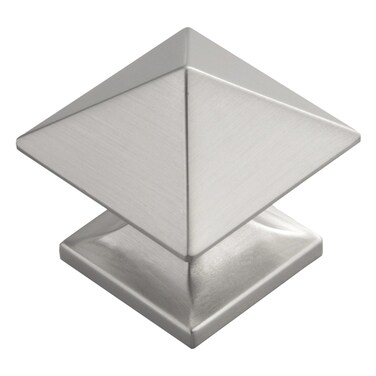 Hickory Hardware P3014SN Studio Collection Knob 1 Inch Square Satin Nickel