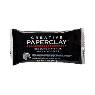 Creative Paperclay for Modeling Compound 4Ounce 113g White
