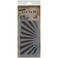 Stampers Anonymous Tim Holtz Layered Stencil 4125 by 85Inch Rays THS003