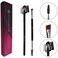 Metal Teeth Eyelash Comb and Duo End Angled Eyebrow Brush with Spoolie Best To Define Mascara Eye Brow Powder Makeup and Lash Extension