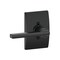 Schlage F170 LAT 622 CEN Latitude Door Lever with Century Trim One Sided NonTurning Dummy Door Handle Matte Black