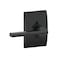 Schlage F170 LAT 622 CEN Latitude Door Lever with Century Trim One Sided NonTurning Dummy Door Handle Matte Black