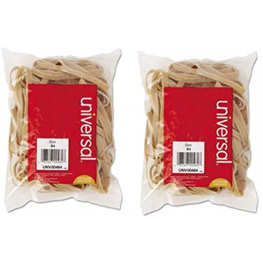 UNIVERSAL Office Products Rubber Bands Size 64 312 x 14 80 Bands 14 lb Pack