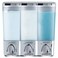 Better Living Products Clear Choice Shower 3 Shampoo and Soap Dispenser 75 x 35 x 75 Chrome