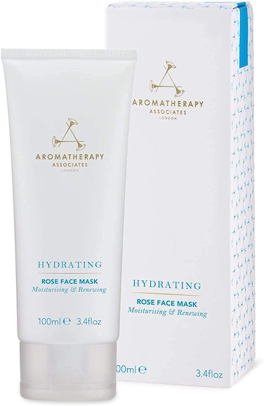 Aromatherapy Associates Hydrating Rose Face Mask Gel Mask Infused with Damask Rose Water to Moisturize for a Glowing Dewy Complexion 34 fl oz