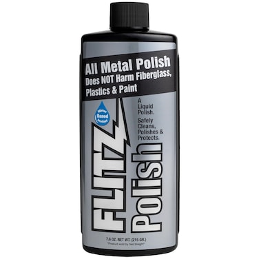 Flitz MultiPurpose Polish and Cleaner Liquid for Metal Plastic Fiberglass Aluminum Jewelry Sterling Silver Great for Headlight Restoration  Rust Remover Made in the USA