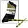 NEIKO 10038A LeftHand DrillBit Set HighSpeed Steel Drills with Titanium Nitride Coating ReverseTwist Drill Bits SAE Sizes 13Piece Set