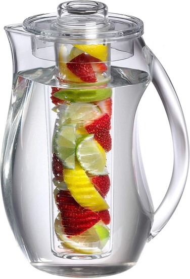 Prodyne Fruit Infusion Flavor Pitcher Clear 93 oz