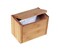 Lipper International Bamboo Wood Recipe Card Box 712 x 412 x 5