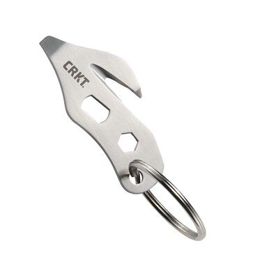 CRKT KERT EDC Keyring Micro Tool Lightweight MultiTool for Everyday Carry Seatbelt Cutter Bottle Opener Screwdriver Two Wrenches 2055