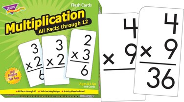 Trend Enterprises Multiplication All Facts Through 12 Skill Drill Flash Cards Exciting Way for Everyone to Learn Great for Skill Building and Test Prep 156 Cards Included Ages 8 and Up