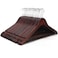 JS HANGER Multifunctional High Grade Solid Wooden Suit Hangers Coat Hangers Walnut Finish 20Pack