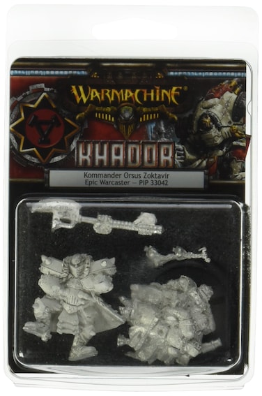 Privateer Press Warmachine Khador Kommander Orsus Zoktavir Model Kit