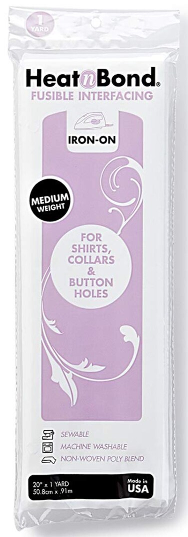 Heatn Bond 102974 Medium Weight IronOn Fusible Interfacing