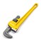 Tradespro 14Inch Heavy Duty Adjustable Pipe Wrench Plumbing Hand Tool Yellow 980914