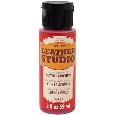 Leather Studio Leather Paint 2Ounce Ruby