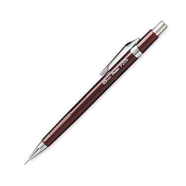 Pentel Sharp Mechanical Pencil 05mm Burgundy Barrel Each   PENP205B