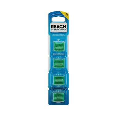 REACH Listerine Ultraclean Access Flosser Refill Heads Mint Plaque Remover Shred Resistant Easy on Gums  Teeth Hard to Reach Dental Floss Heads Oral Care PFASFree 28 ct 1 Pack