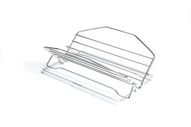 Fox Run NonStick Roasting and Cooling Rack Adjustable 11 x 10 x 5 Metallic