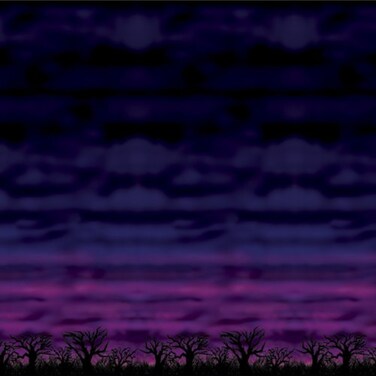 Beistle Spooky Sky Backdrop