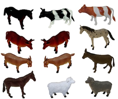 Get Ready Kids Farm Animal Playset Multi 5in to 6in 870
