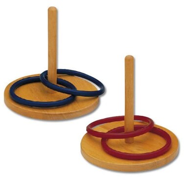 Wooden Ring Toss Set