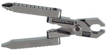 SWISSTECH ST50022 Stainless Steel 6in1 Key Chain Multi Tool Polished Finish Single Pack