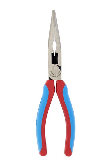 Channellock E318CB 8Inch Long Nose Plier E Series XLT Code Blue 8Inch Combination CODE BLUE Grip