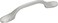 Hickory Hardware 1 Pack Solid Core Kitchen Cabinet Pulls Luxury Cabinet Handles Hardware for Doors  Dresser Drawers 3 Inch Hole Center Satin Nickel Conquest Collection