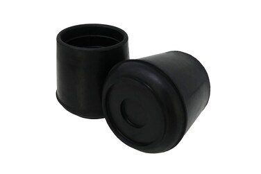 Shepherd Hardware 9226 112Inch Inside Diameter Rubber Leg Tips Black 2 Count Pack of 1