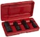 SUNEX TOOLS 2724 12Inch Drive Deep Thin Wall Flip Socket Set 4Piece