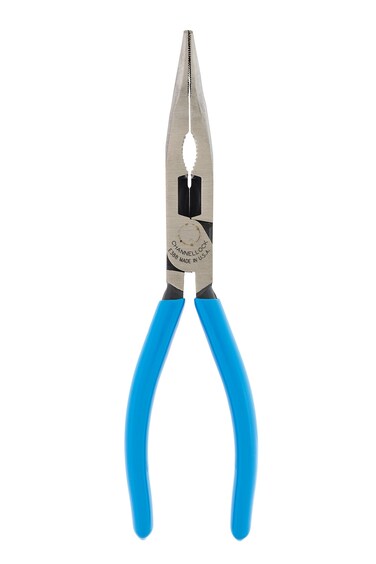 CHANNELLOCK E388 E Series 75 Bent Long Nose Plier  Blue