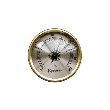 Prestige Import Group HY134 Hygrometer with Brass Frame 17 Inch