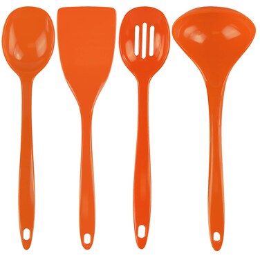 Reston Lloyd Melamine Utensil Set 4pc Orange