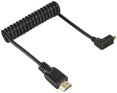 Atomos RightAngle Micro to Full HDMI Coiled Cable 118177 In