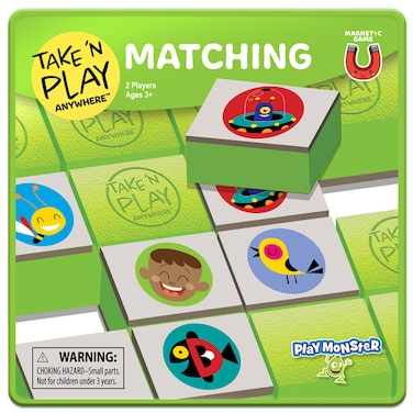 PlayMonster Take N Play  Matching Game  Easy to Use Hard to Lose  Fun on the Go Travel Game  For Ages 3