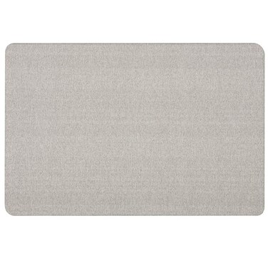 Quartet Bulletin Board for Walls Fabric 3 x 2 Frameless Pin Board Fiberboard Display Board Oval Office Home Office Decor or Home School Organization Board VerticalHorizontal Gray 7683G