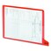 Smead End Tab Poly Out Guide Two Pocket Bottom Position Tab Letter Size Red 25 per Box 61950