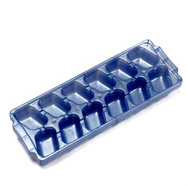 Chef Craft Stack or Nest Ice Cube Tray 10 inches in length 2 piece set yields 10 cubes Color May Vary