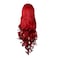 Rbenxia Curly Cosplay Wig Long Hair Heat Resistant Spiral Costume Wigs Anime Fashion Wavy Curly Cosplay Daily Party Red 32 80cm