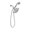 Moen 21005 Refresh 9Inch Single Function Rainshower with 7Function Handshower Sprayer Chrome