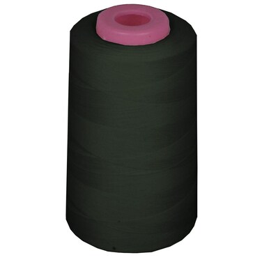 LA Linen 100 Polyester Cone Serger Thread Black