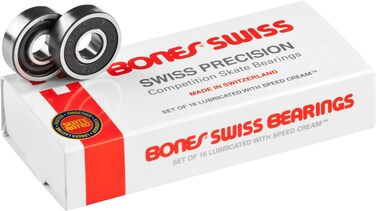 Bones Swiss Skate Bearings 7mm 16 Pack
