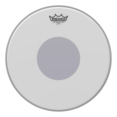 Remo Controlled Sound Coated Drum Head with Reverse Black Dot  14 Inch