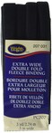 Wrights Double Fold Fleece Binding 12 X3yd Black