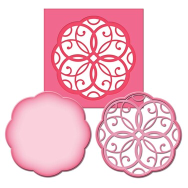 Spellbinders S2014 Die DLites Medallion 1EtchedWafer Thin Dies